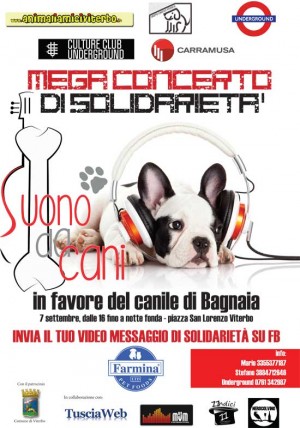 Sabato l'iniziativa Suono da cani 