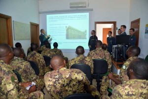 La delegazione nigeriana in visita alla finanza 
