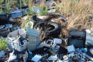 Le discariche a cielo aperto al Riello