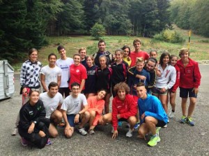I ragazzi che hanno partecipato al raduno Fidal