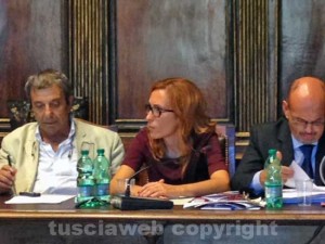 Gli assessori Delli Iaconi, Zucchi e Fersini 
