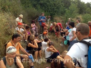 Prima tappa del cammino sulle vie dell'esilio di santa Rosa