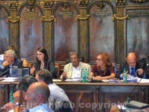 Al centro il neo assessore Antonio Delli Iaconi 