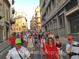 Prima tappa del cammino sulle vie dell'esilio di santa Rosa