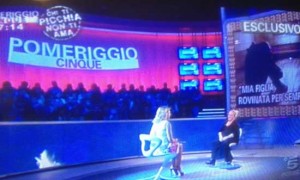 Agata in studio con Barbara D'Urso