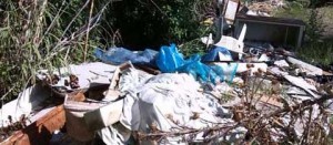 La discarica sulla via Francigena