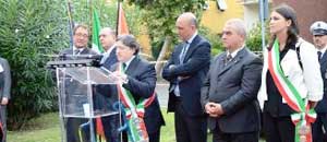 Il vicesindaco Luisa Ciambella alle celebrazioni di Frascati