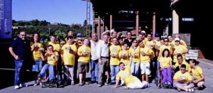 I ragazzi di Juppiter durante la festa di Assofrutti