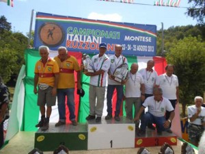 Lancio del Ruzzolone, la premiazione