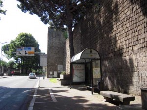 La cinta muraria da porta Romana a porta della Verità