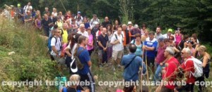 Prima tappa della manifestazione "In cammino sulle vie dell'esilio di santa Rosa"
