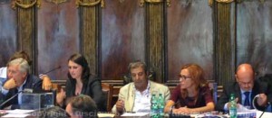 Il consiglio comunale, al centro il neo assessore Antonio Delli Iaconi