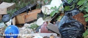 Le discariche a cielo aperto al Riello