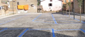 Il parcheggio della ghiacciaia Civita Castellana