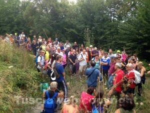 Prima tappa del cammino sulle vie dell'esilio di santa Rosa
