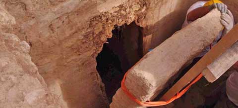 La tomba scoperta a Tarquinia