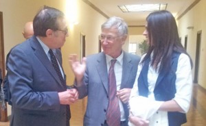 Marco Mancini e l'assessore Fabiani