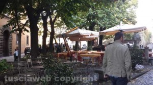 Le macchine nel centro storico