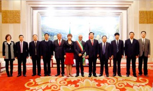 Il sindaco Stelliferi in Cina