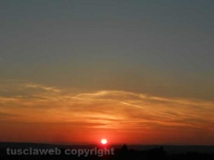 Un tramonto vicino Vetralla