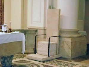 La nuova cattedra episcopale