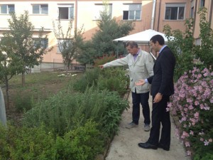 Il presidente Meroi e l’assessore Fraticelli all’inaugurazione  dell’anno scolastico all’istituto “Francesco Orioli”