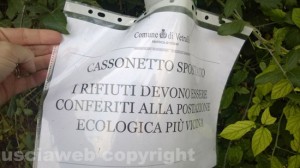 I cartelli affissi a Vetralla