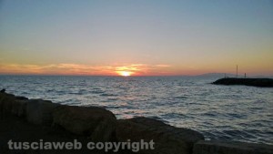 Tramonto a Montalto di Castro