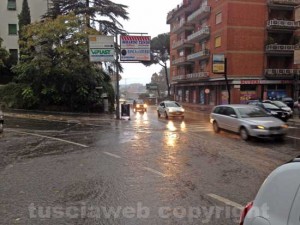 Via della Palazzina allagata