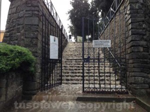 La scalinata di Pratogiardino