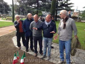 L'inaugurazione del parco Robinson
