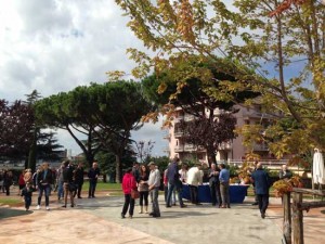 L'inaugurazione del parco Robinson