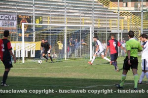 Uno dei gol di Viterbese - Monteverde