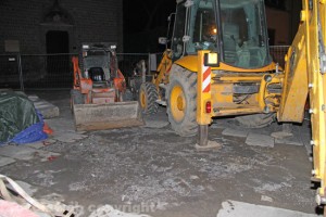 Piazza del Gesù- Partiti i lavori per restaurare il pavimento