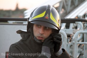 L'intervento dei Vigili del fuoco