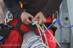 L'intervento dei Vigili del fuoco