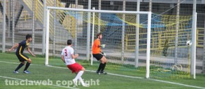 Il gol di Cerone al Fregene