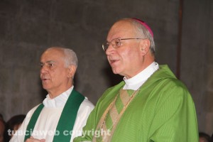Il vescovo Lino Fumagalli