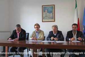 Biribicchi Oddo, Barbieri e Poleggi in conferenza stampa