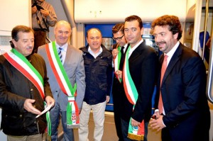 Mazzola con alcuni colleghi