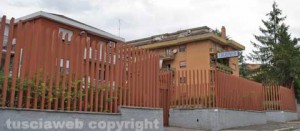 La caserma dei carabinieri di Civita Castellana