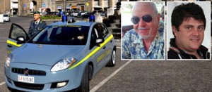 La Guardia di finanza - Nei riquadri Fabio Galanti e Alessio Sacconi