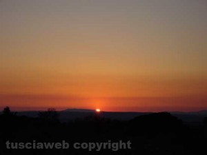 Un tramonto vicino Vetralla