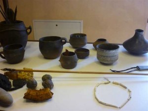 Dei reperti del museo della preistoria della Tuscia e della rocca Farnese di Valentano