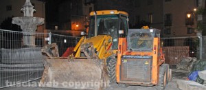 Piazza del Gesù- Partiti i lavori per restaurare il pavimento
