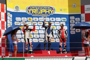 Luca del Canuto sul podio di Imola