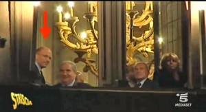 Il presidente del consiglio Letta a palazzo dei Priori