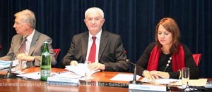Guido Fabiani, Ferindo Palombella e Lucia Valente