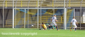 Uno dei gol della Viterbese