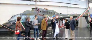 La cerimonia di consegna dll'Ab 206